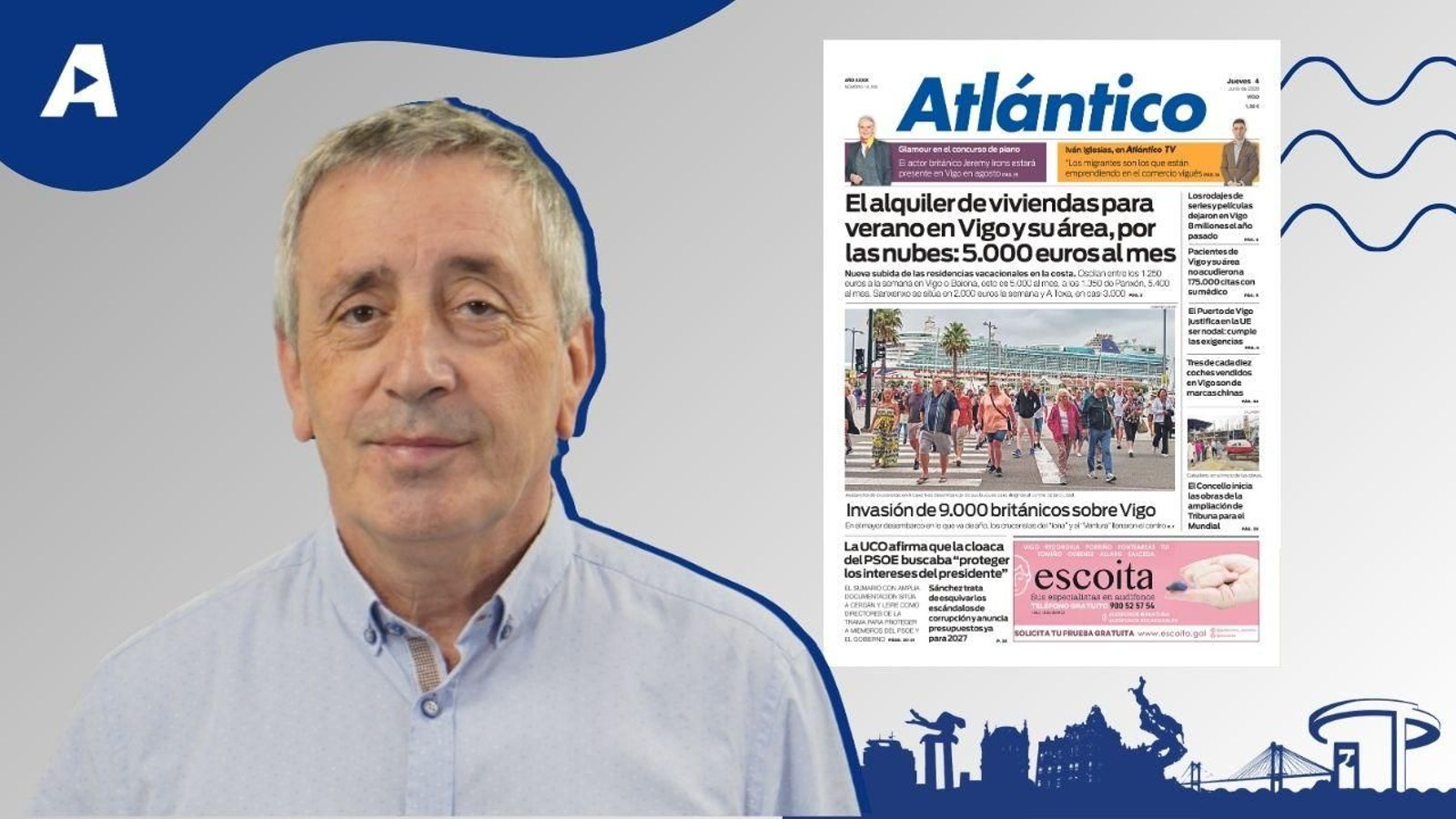 La portada de Atlántico del 4 de junio