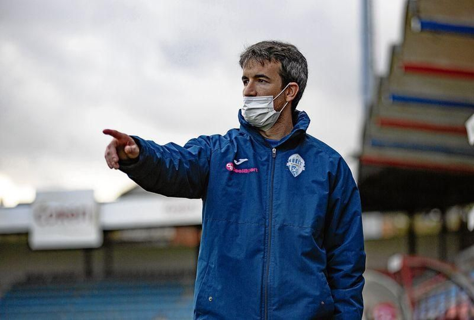 Domínguez, del Ourense CF. (Foto: Xesús Fariñas)