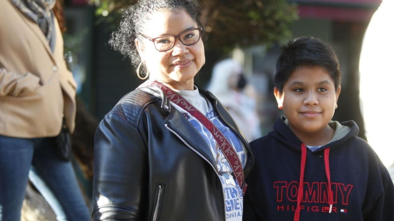 Gladis Cortez y su hijo Jim.