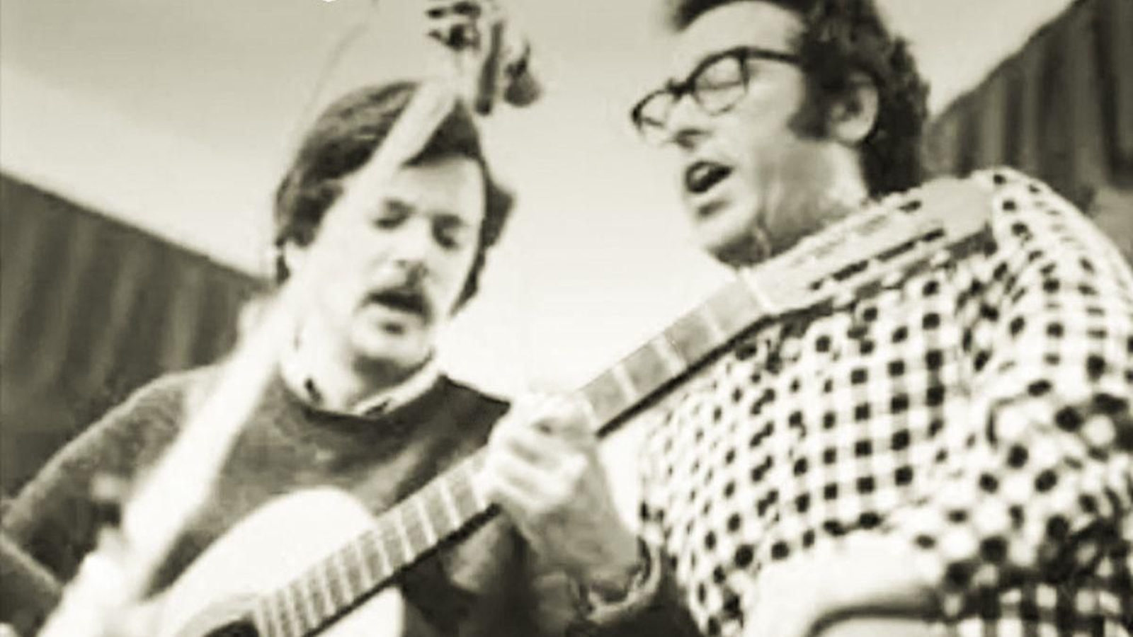 Benedicto y José Afonso en 1972.