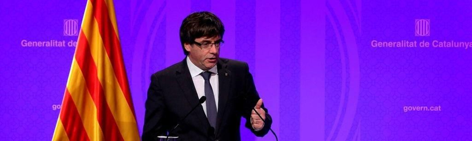 El presidente de la Generalitat, Carles Puigdemont,
