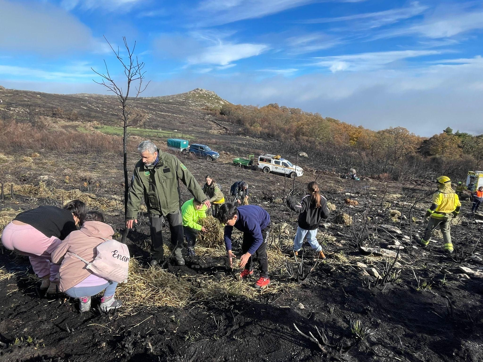 Actividades de coidado da contorna en Trives