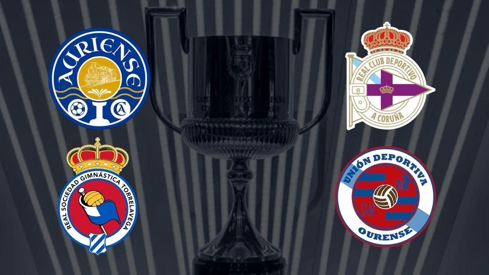 Auriense-Dépor y Gimnástica Torrelavega-UD Ourense en Copa del Rey
