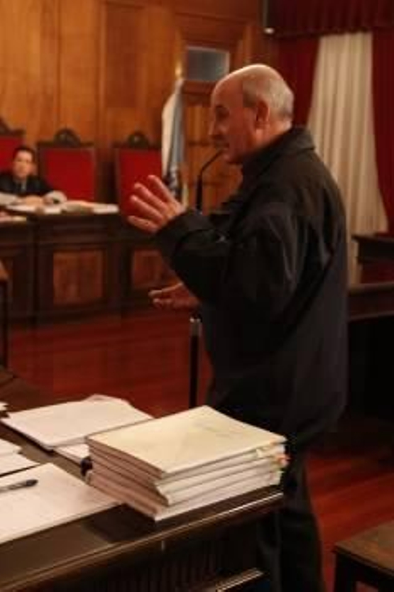 Antonio Gali, durante el juicio en la Audiencia.