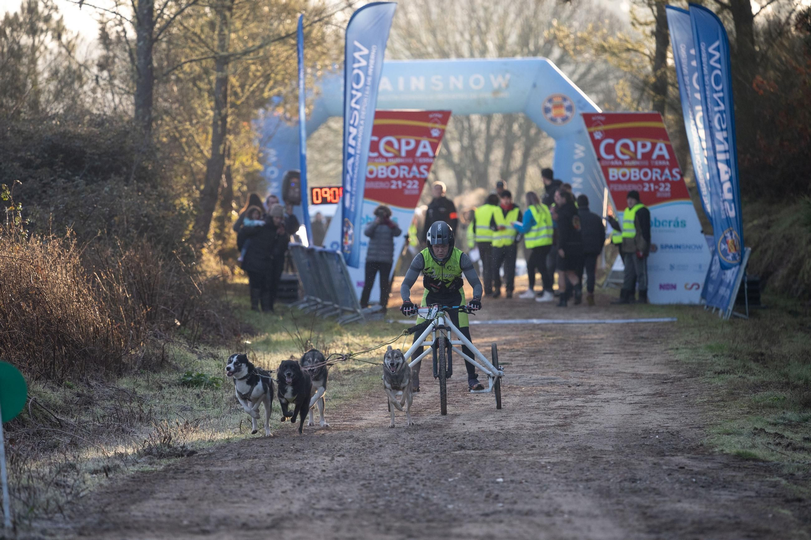 Galería | El mushing acerca los deportes de invierno a Ourense