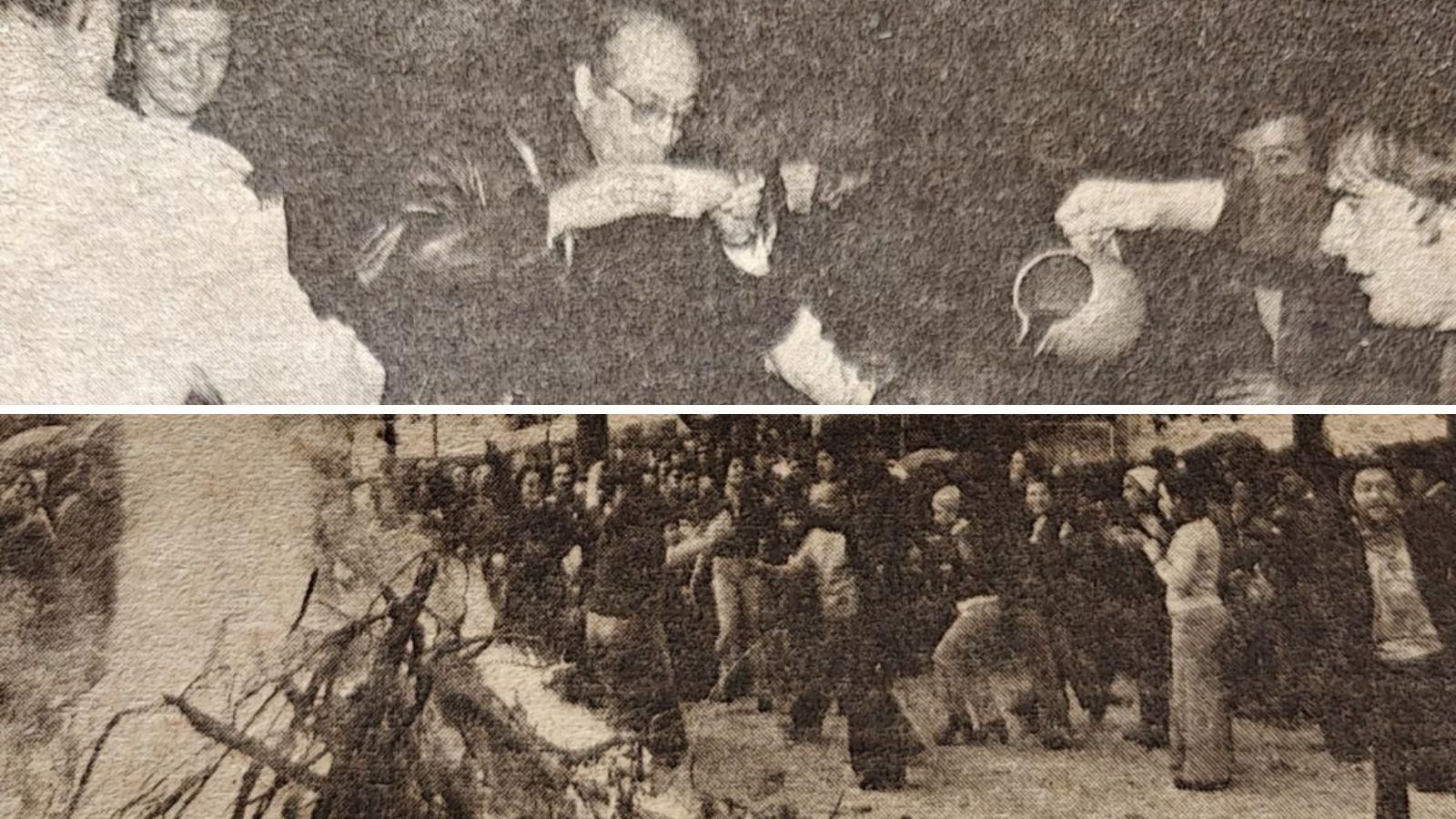 Imágenes del magosto en Orense.