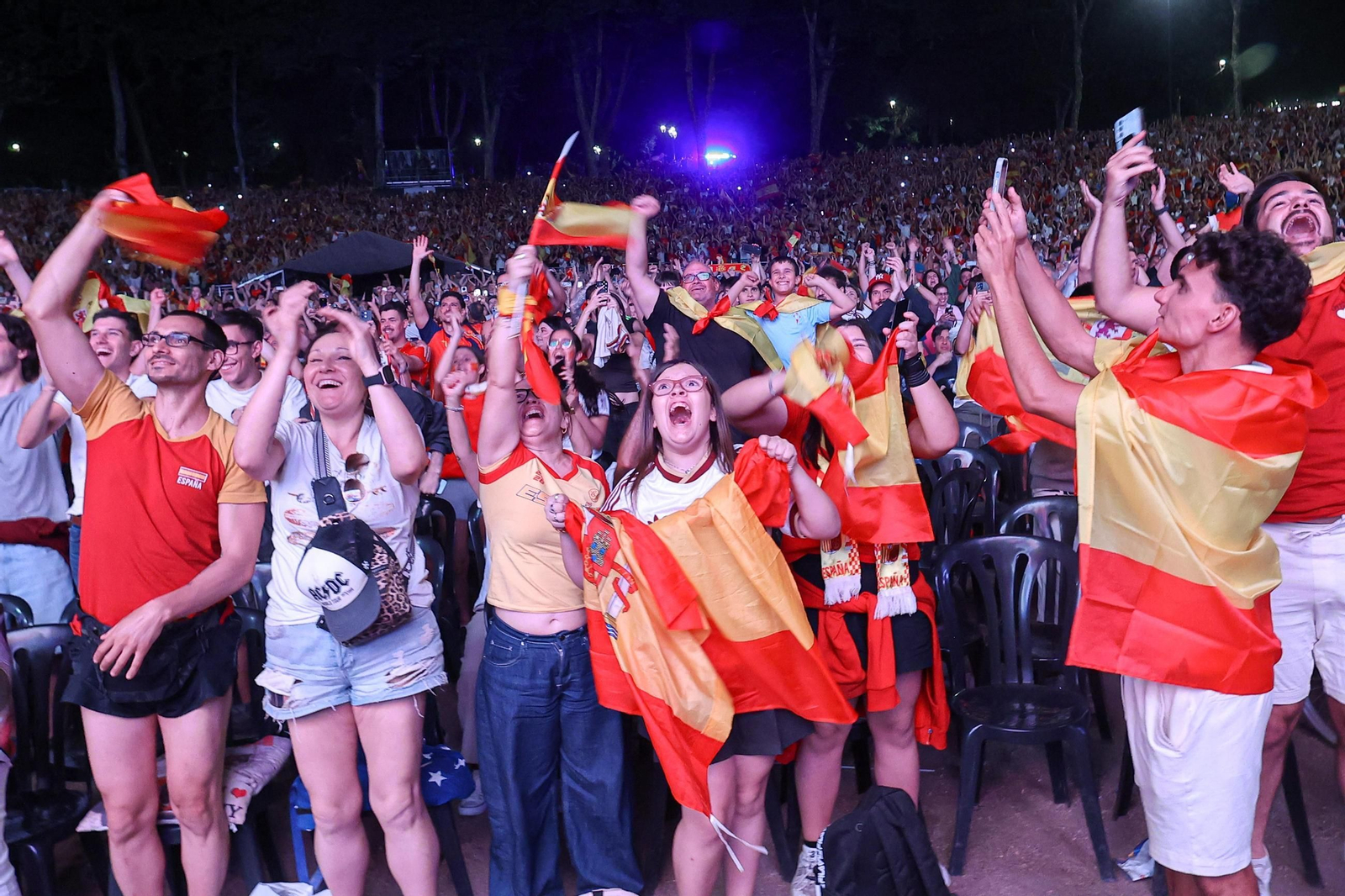 Galería | Vigo celebra la victoria de España en el Mundial 2026