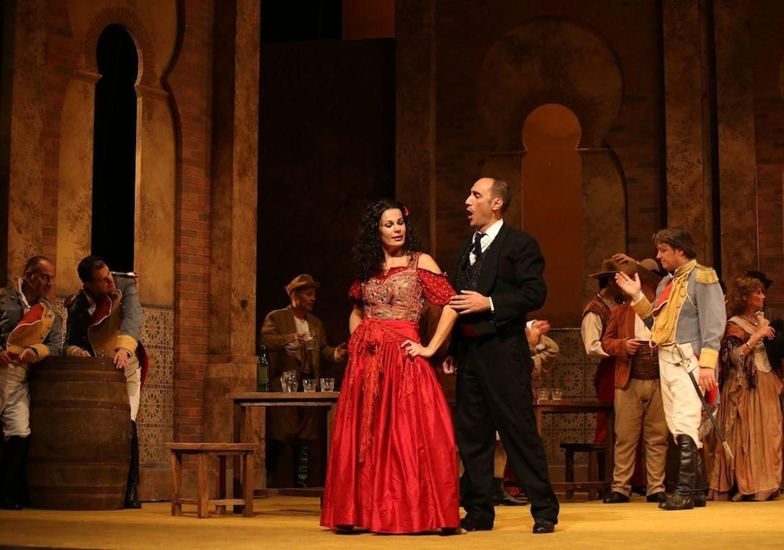 Representación de la ópera 'Carmen' de Georges Bizet.