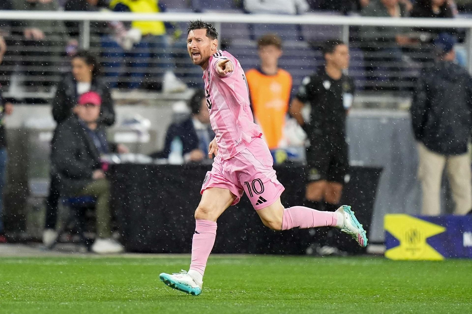 El delantero argentino Leo Messi