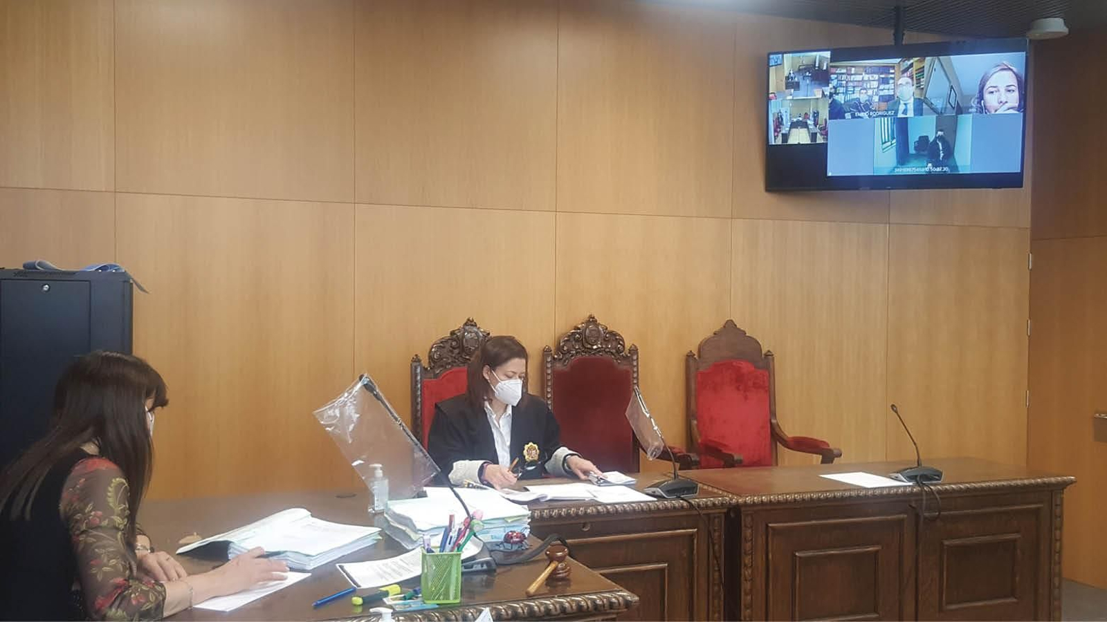 El juicio se desarrolló íntegramente por videoconferencia en la desescalada.