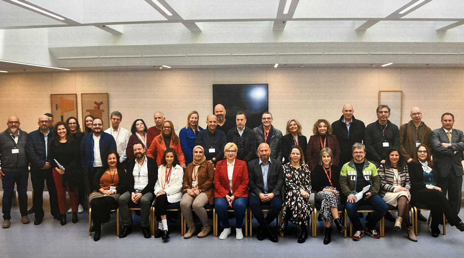 En la imagen representantes de CSIF en el exterior