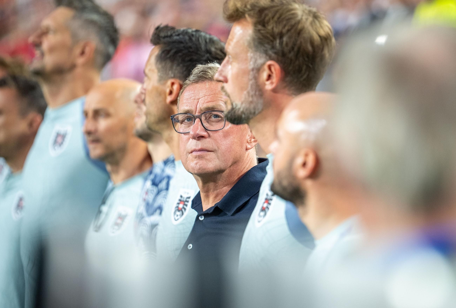 Ralf Rangnick, veterano técnico alemán de 68 años, vive con Austria su primera experiencia como seleccionador.