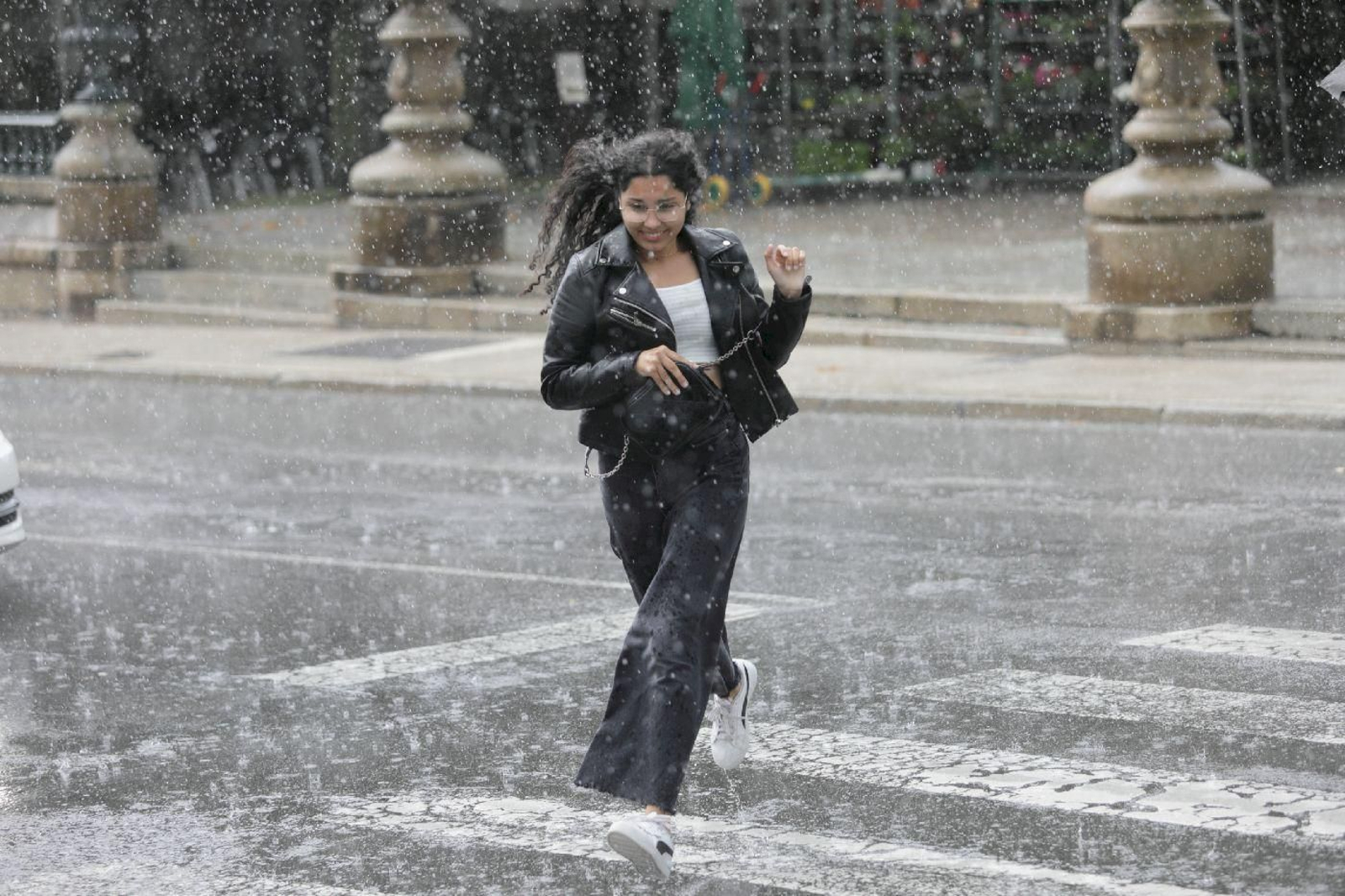 Día de lluvias tormentosas. José Paz