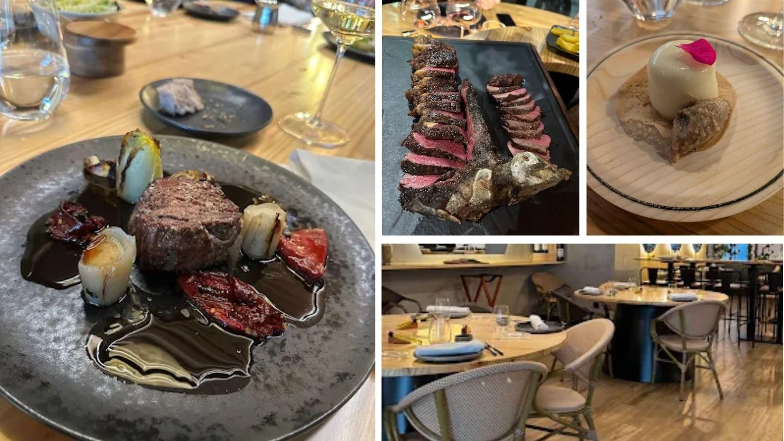 Algunos de los platos que los clientes del restaurante Lemur Cocina en Brasas compartieron en Internet.