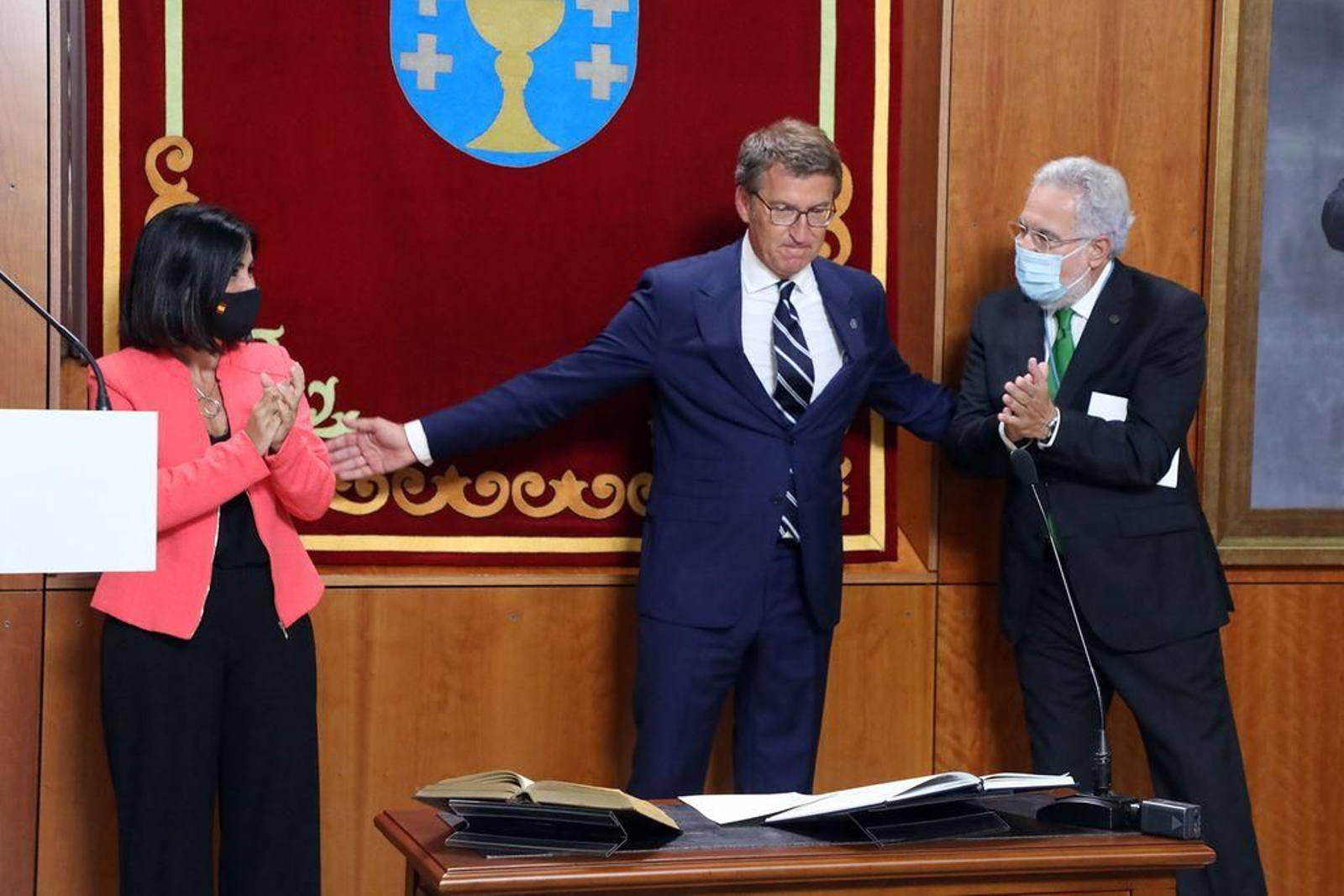 Alberto Núñez Feijóo toma
posesión como presidente de la Xunta