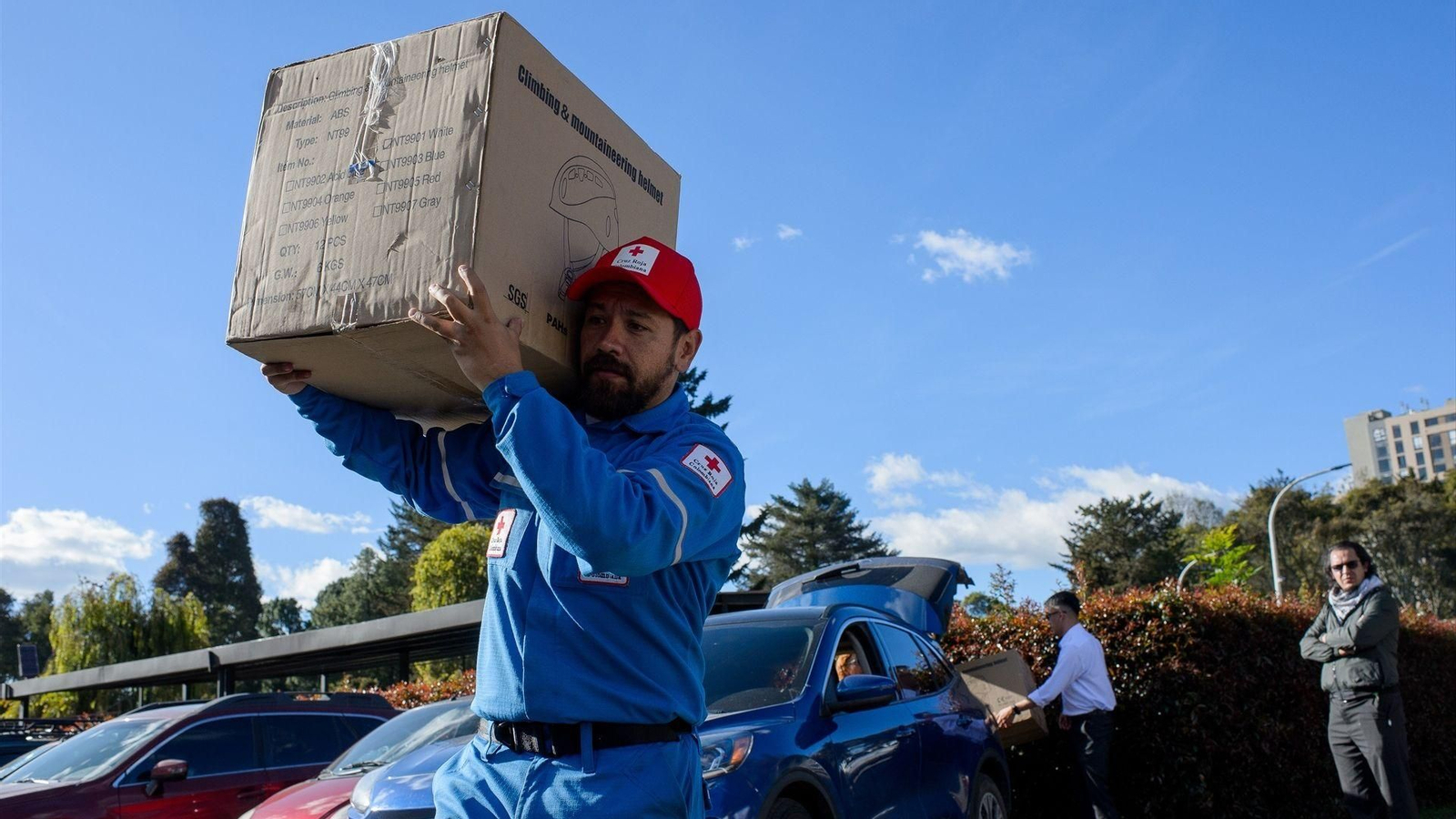 Asistencia humanitaria en Chocó, epicentro del seísmo.