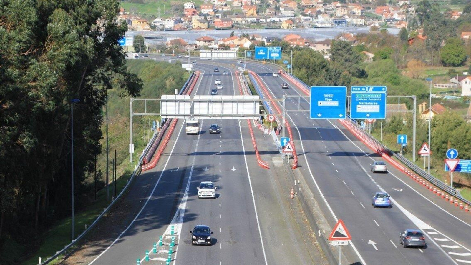 Viaducto de Porto en la autovía VG-20.