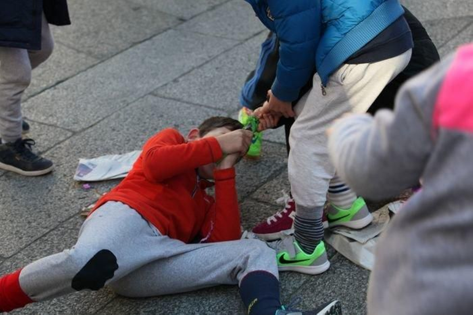 Ourense. 4-01-2016. Xoves de comadres en la Plaza Mayor. Paz