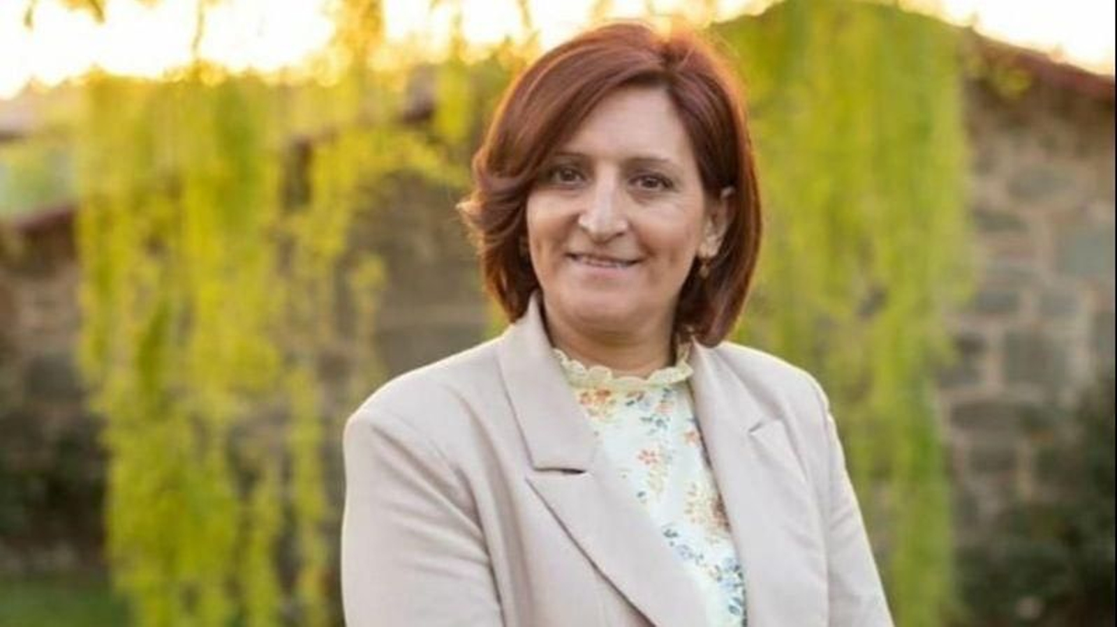 Eva P. Gamote, alcaldesa saliente.