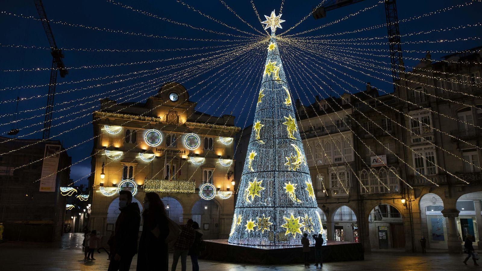 Luces de Navidad en Ourense