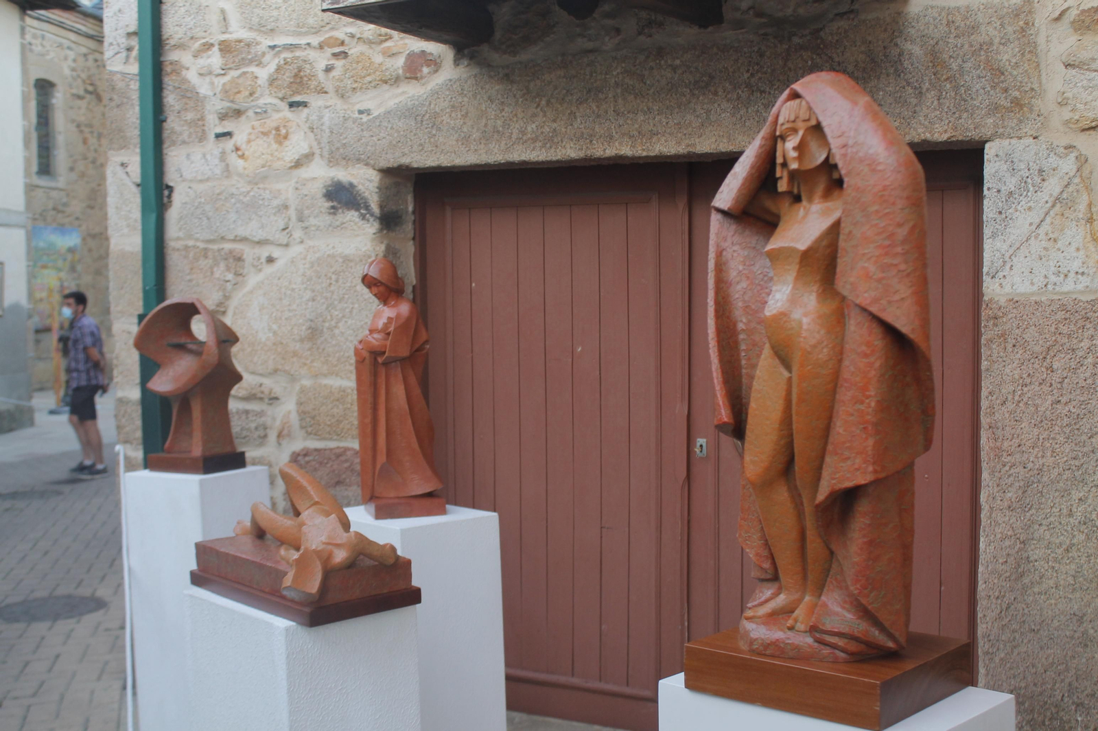 Esculturas de Xelo de Tremiñá. // (Isaac Cruz)