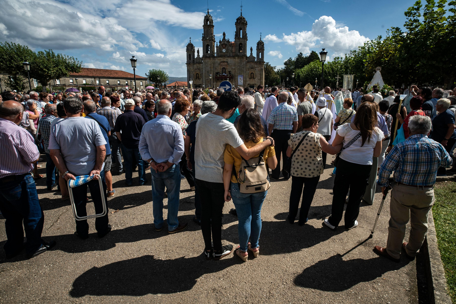 Misa grande dos Milagros con procesión da Virxe. FOTO: ÓSCAR PINAL