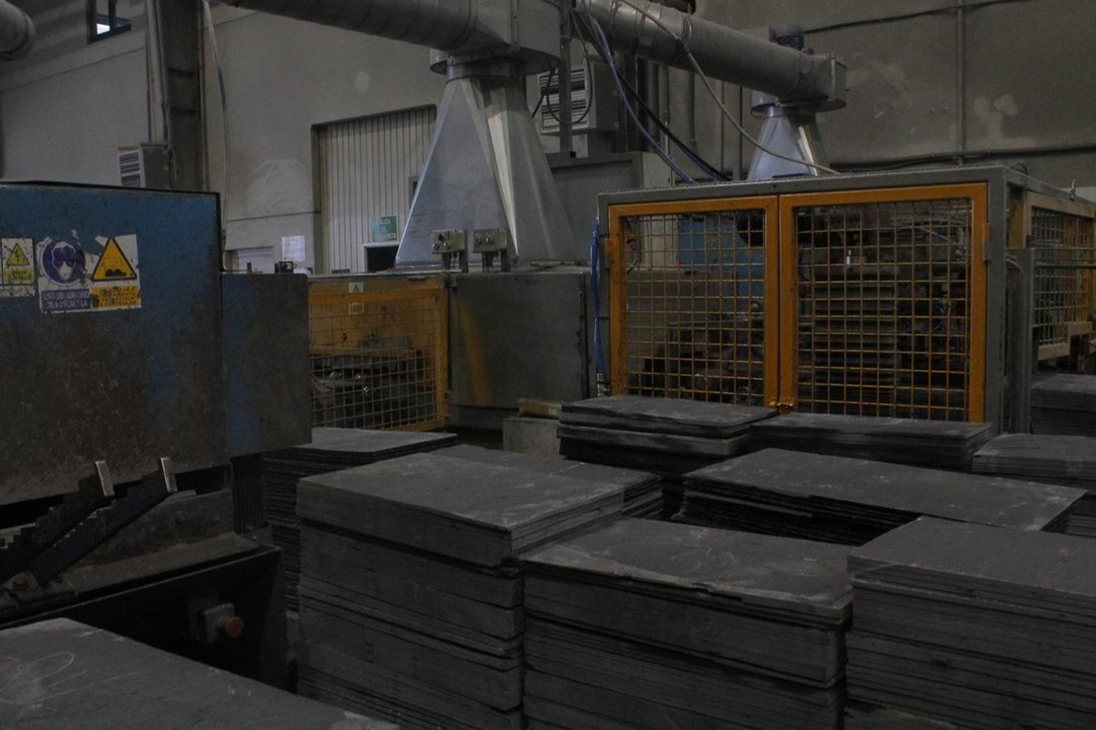 Instalaciones de procesado de pizarra. (Isaac Cruz)