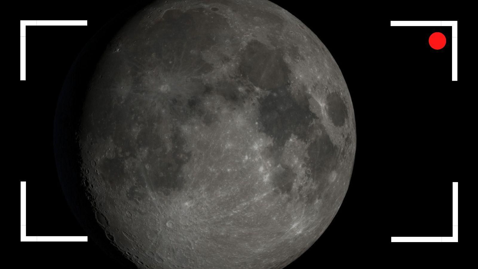 Imagen de la Luna tomada desde la nave Orión.