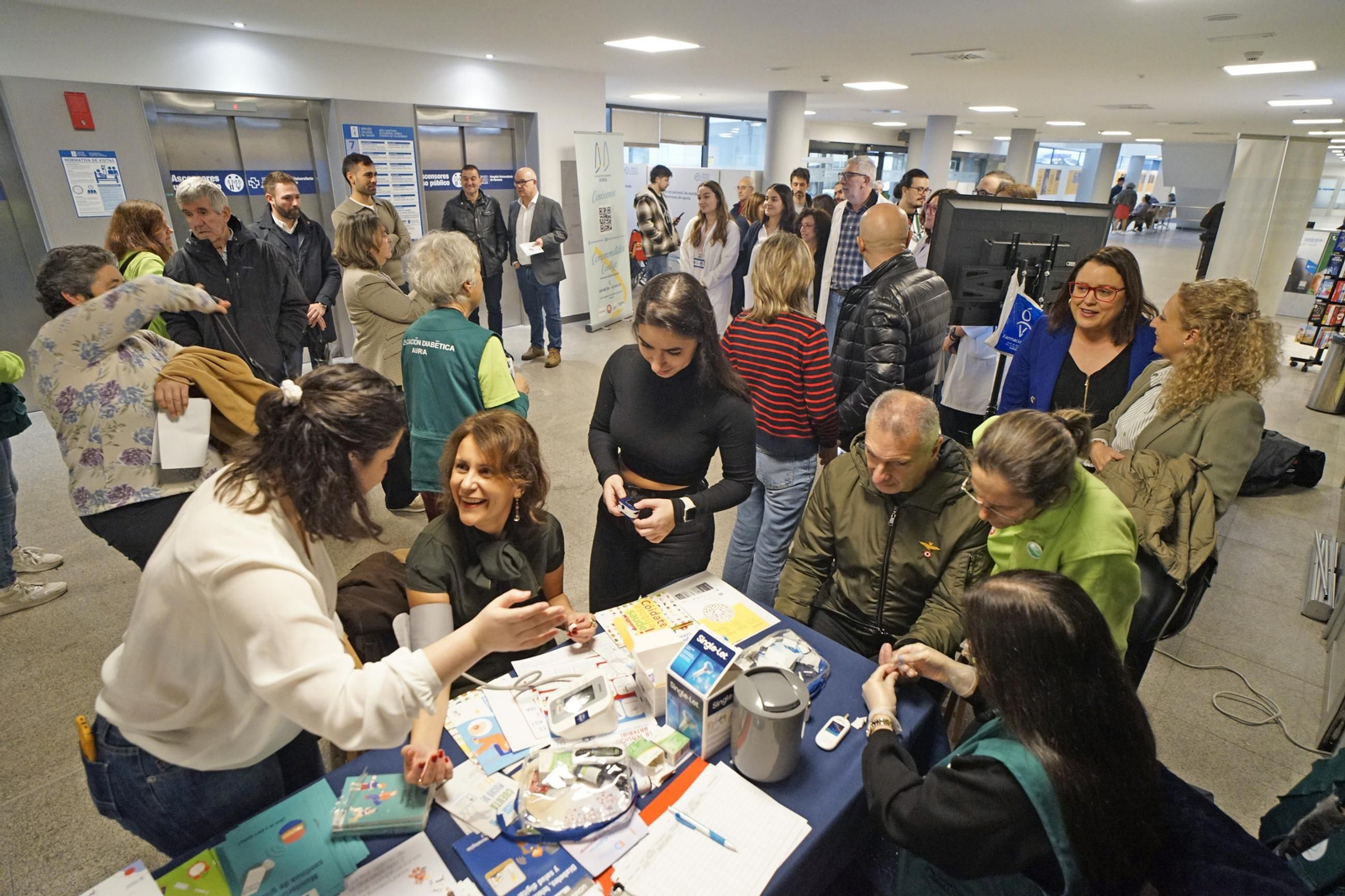 Celebración del día de la diabetes.