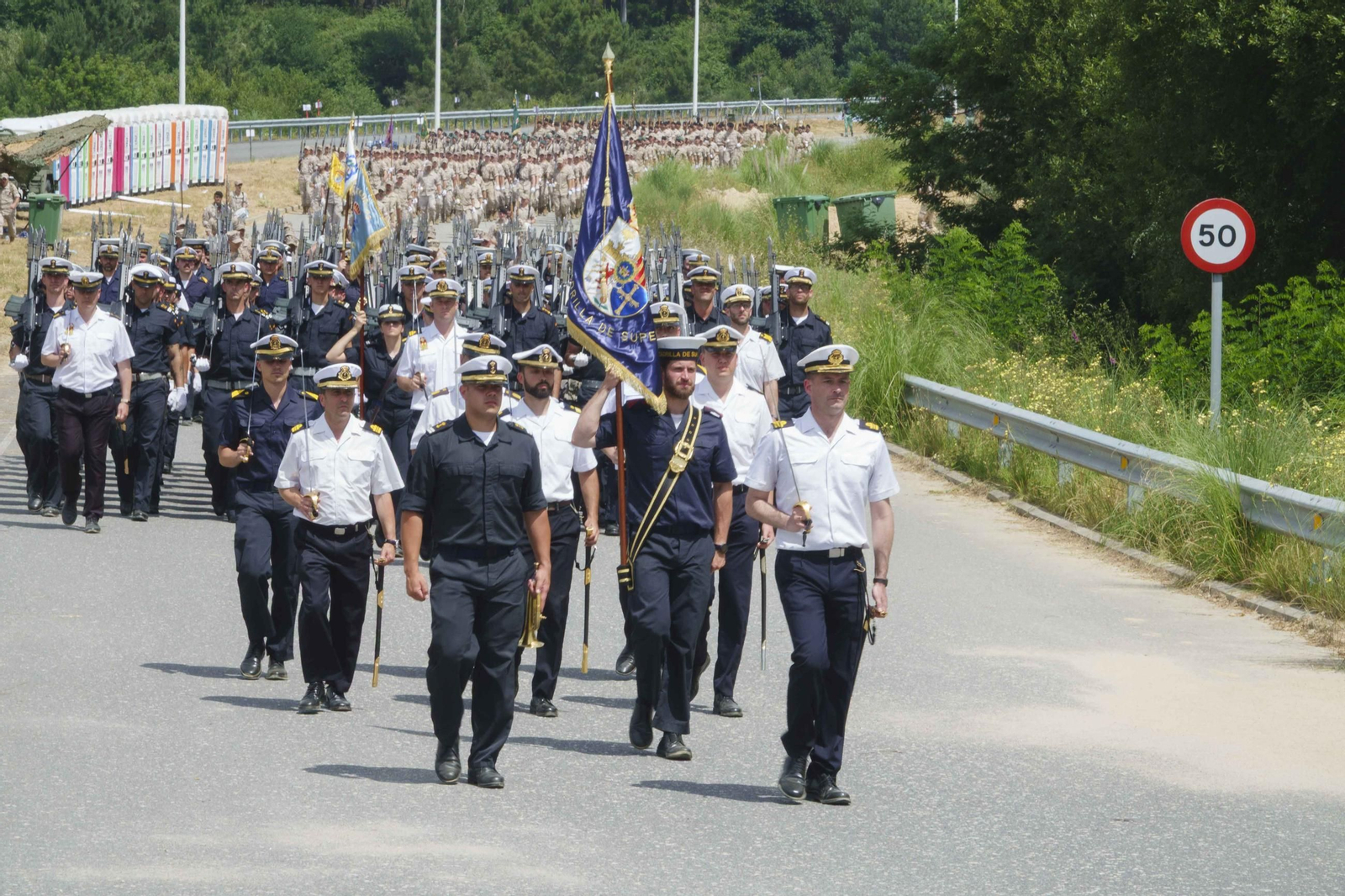 Galería | Ensayos para el acto central del Día de las Fuerzas Armadas en Vigo