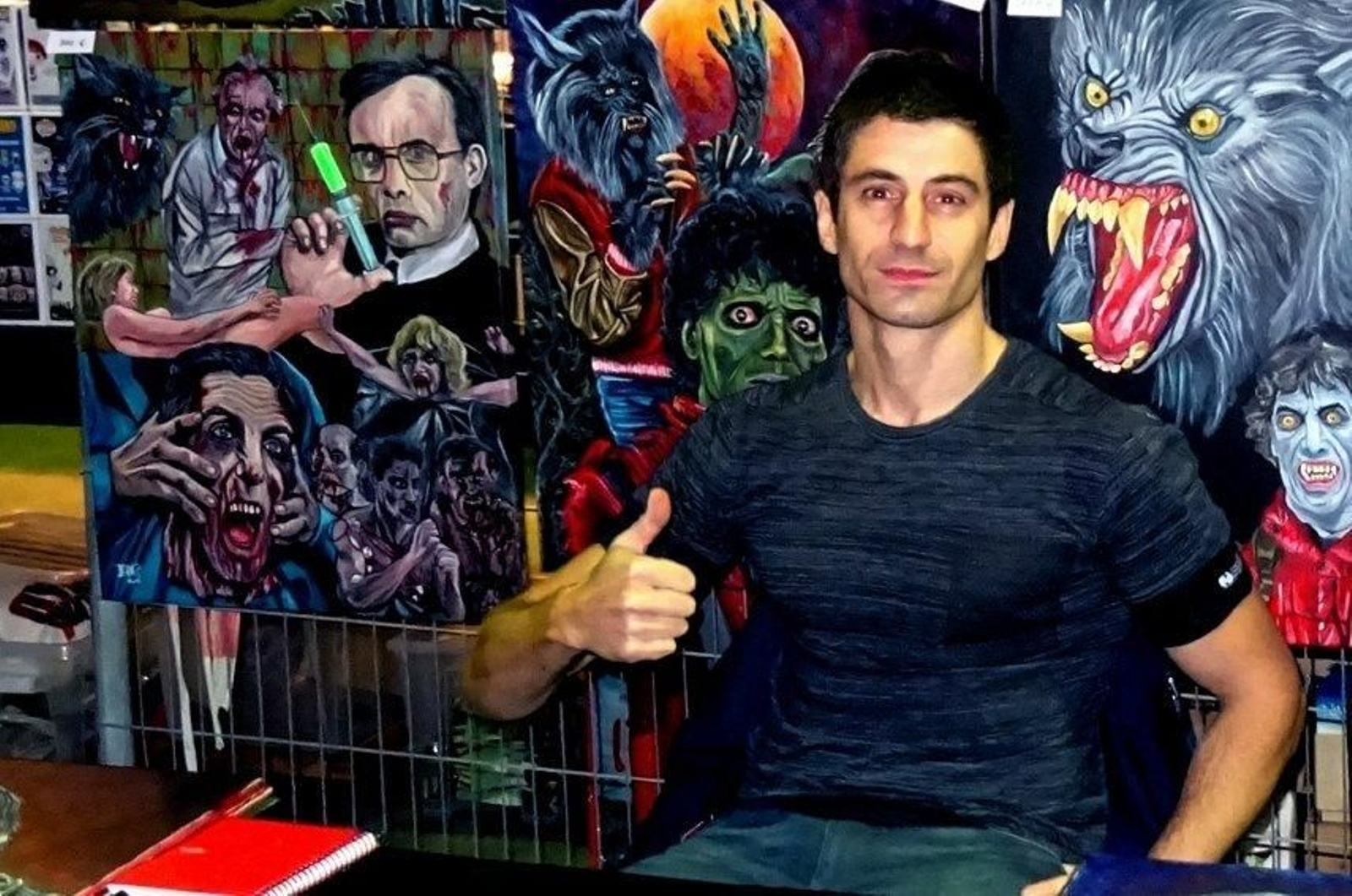 José Antonio Méndez recorre Europa con su arte del horror.