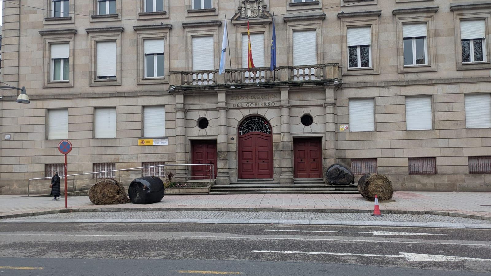 Estado de la "zona cero" de las reivindicaciones del sector primario en la provincia de Ourense