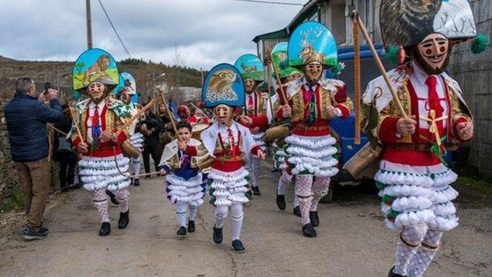 Los peliqueiros recorrieron Campobecerros en el 2018. (Foto: Óscar Pinal).
