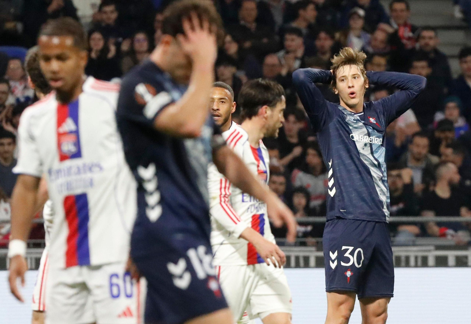 Fer López lamenta una ocasión.