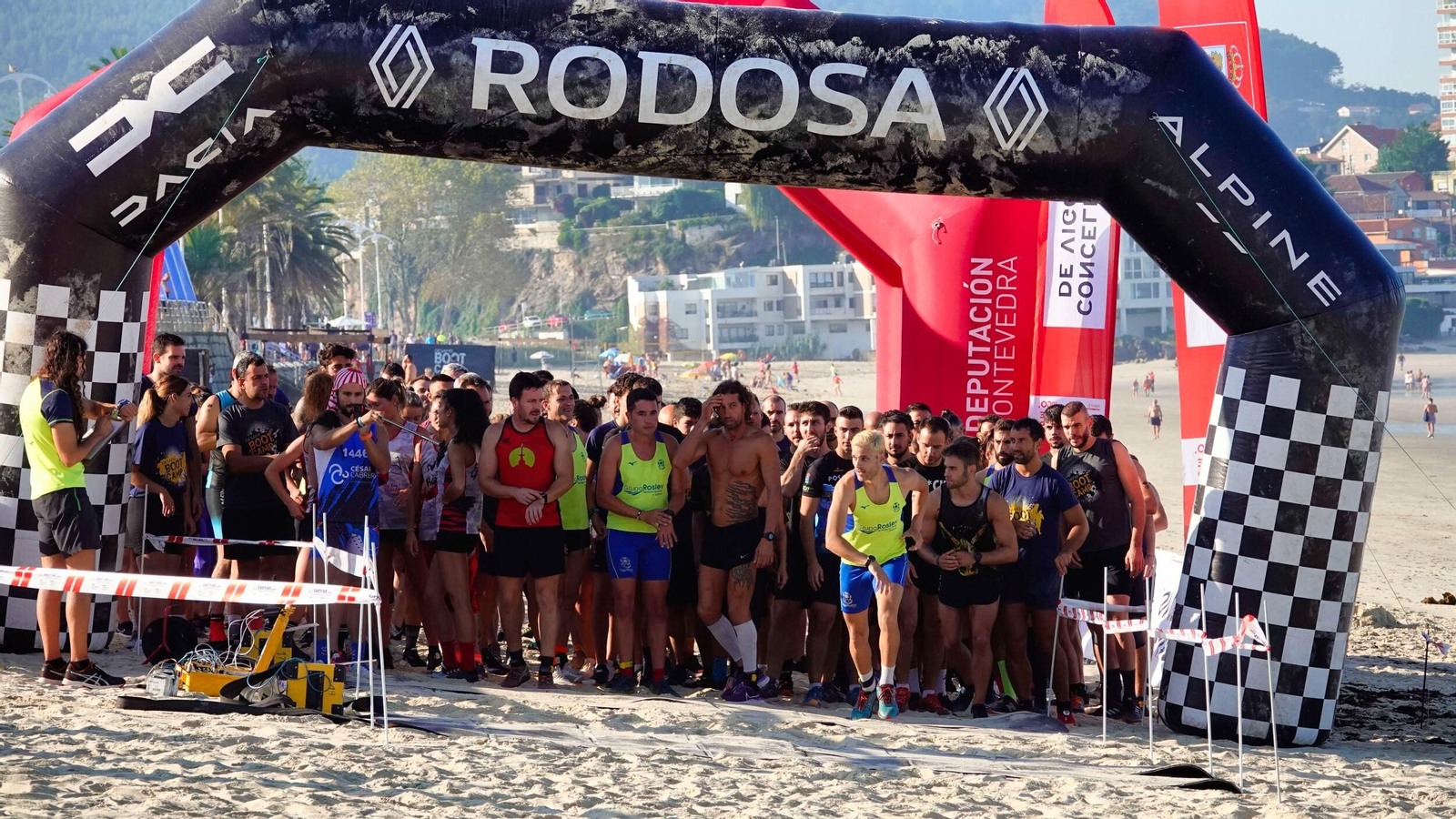 Participantes en el desafío Boot Camp en Samil.