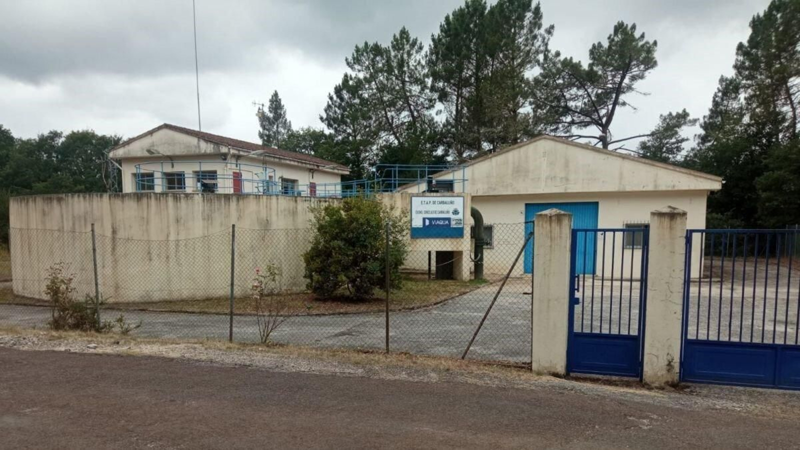 Instalaciones de la depuradora de agua para consumo humano en Carballiño.