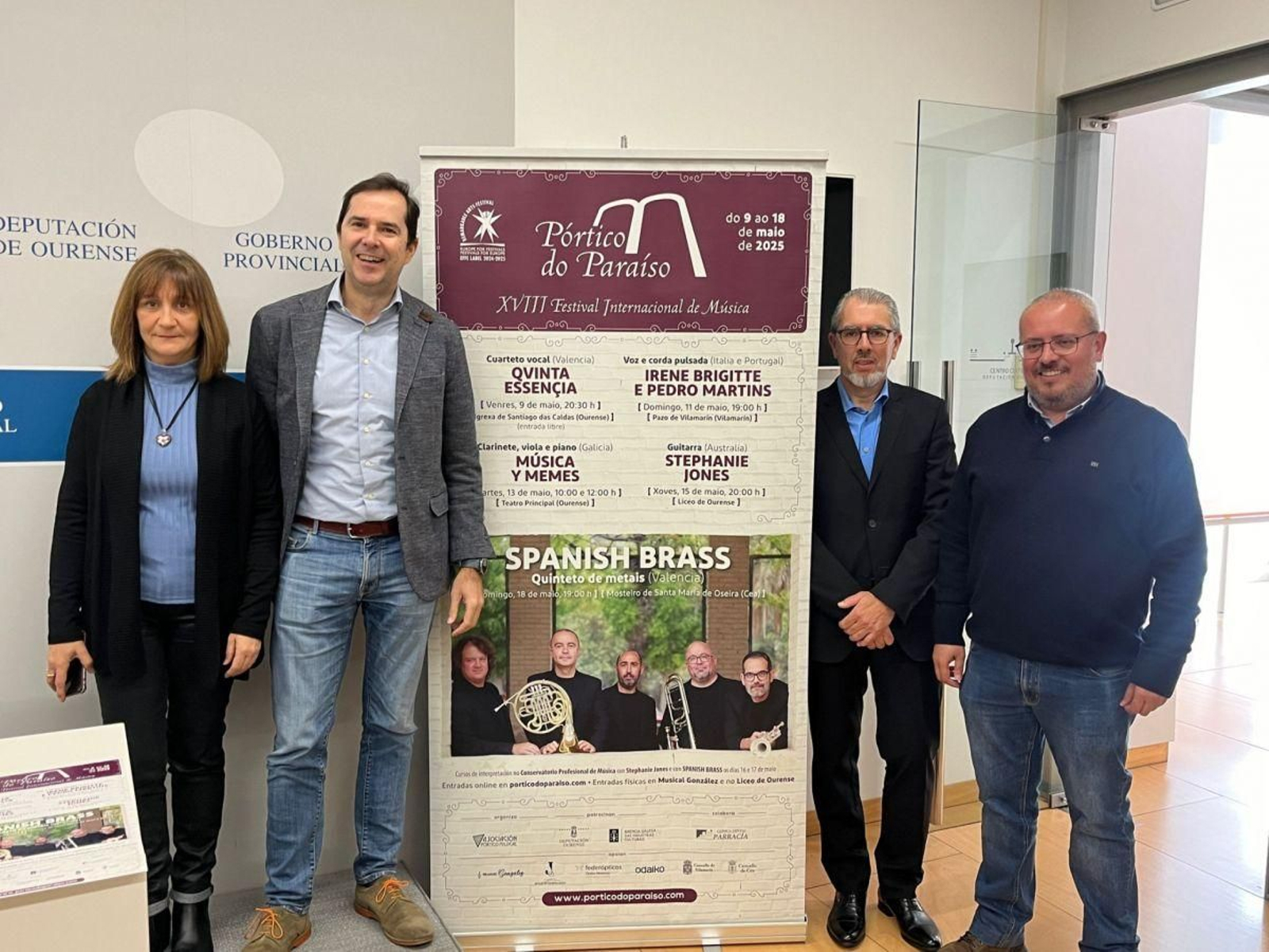 Presentación do Festival Pórtico do Paraíso.