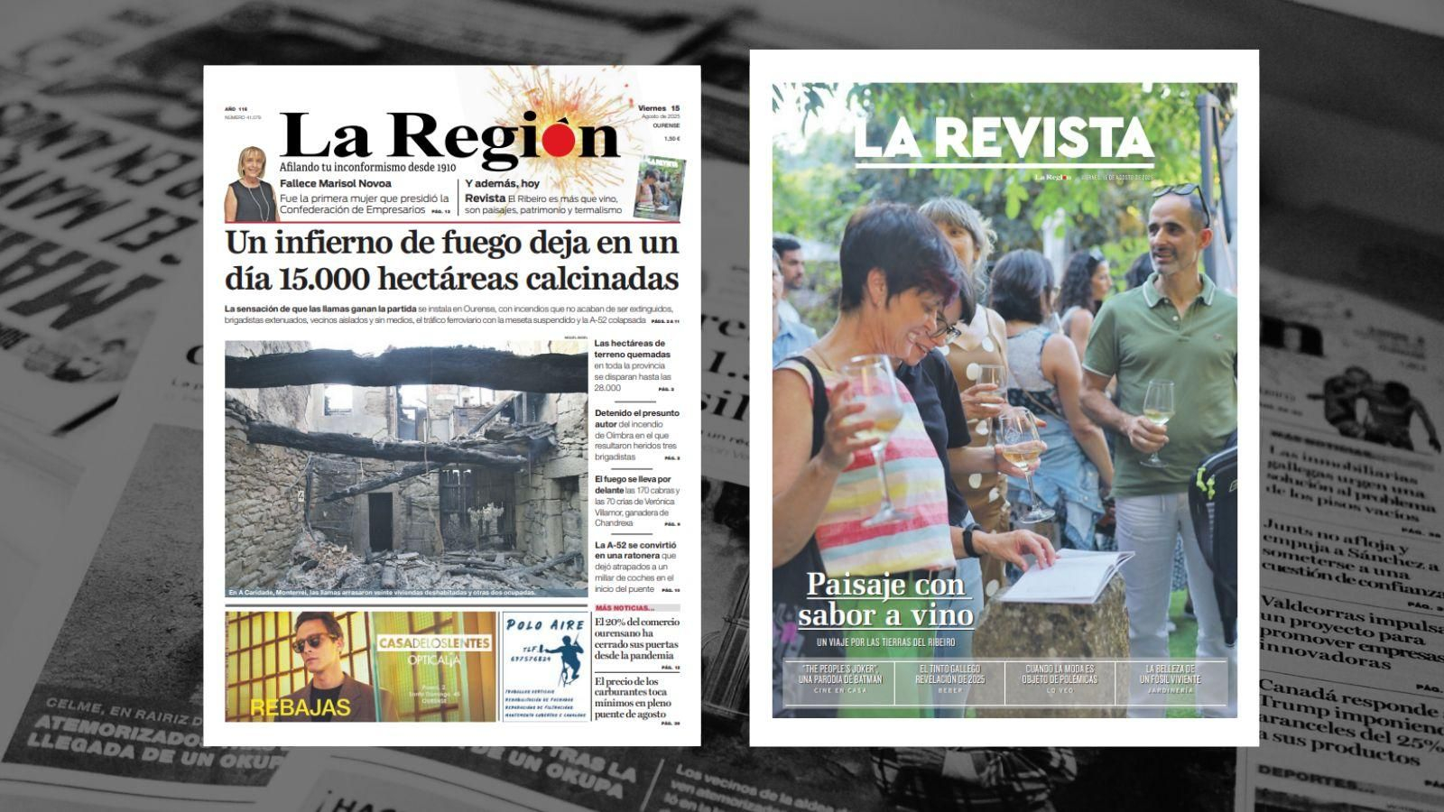 Los titulares de este viernes de La Región