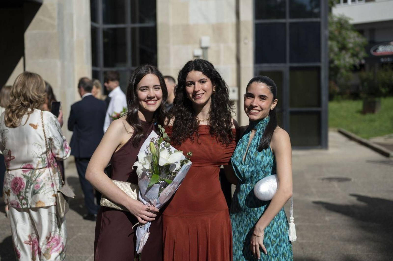 Iria, Claudia y Lucía.