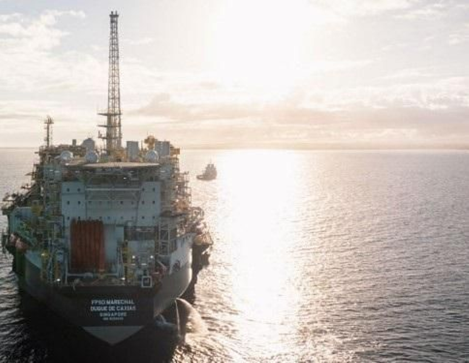 Un petrolero en alta mar