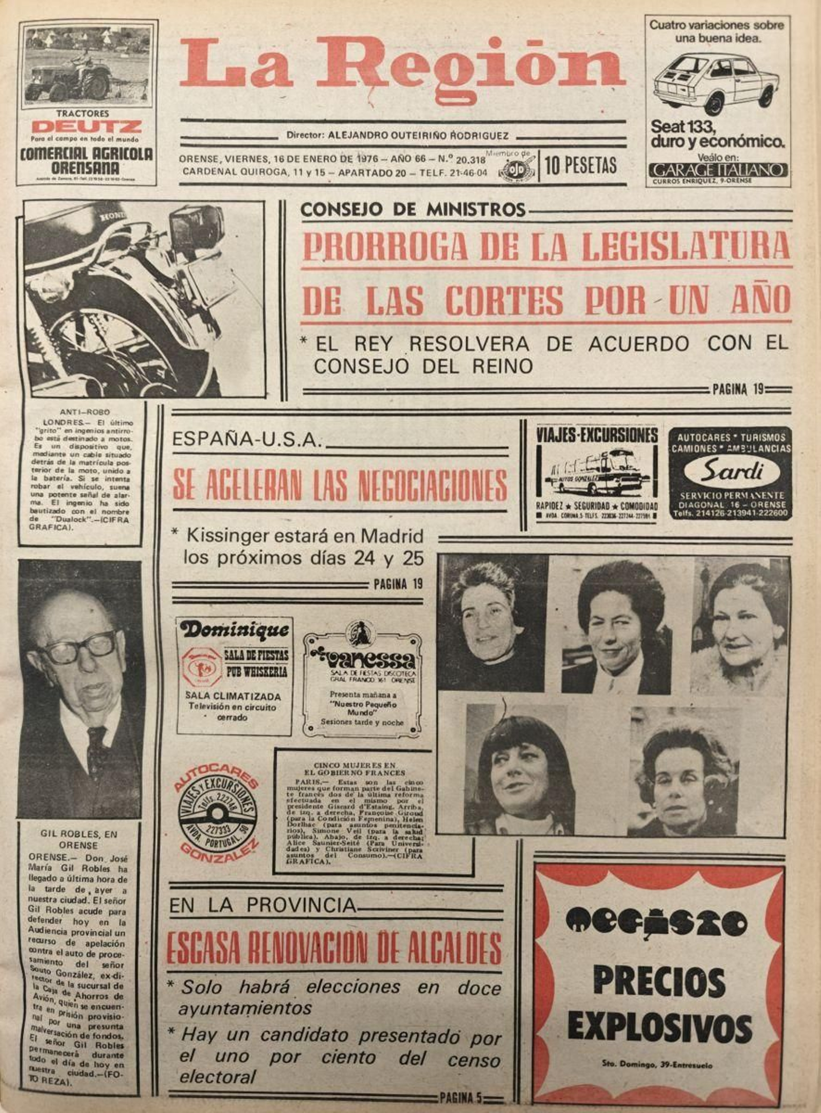 La portada.