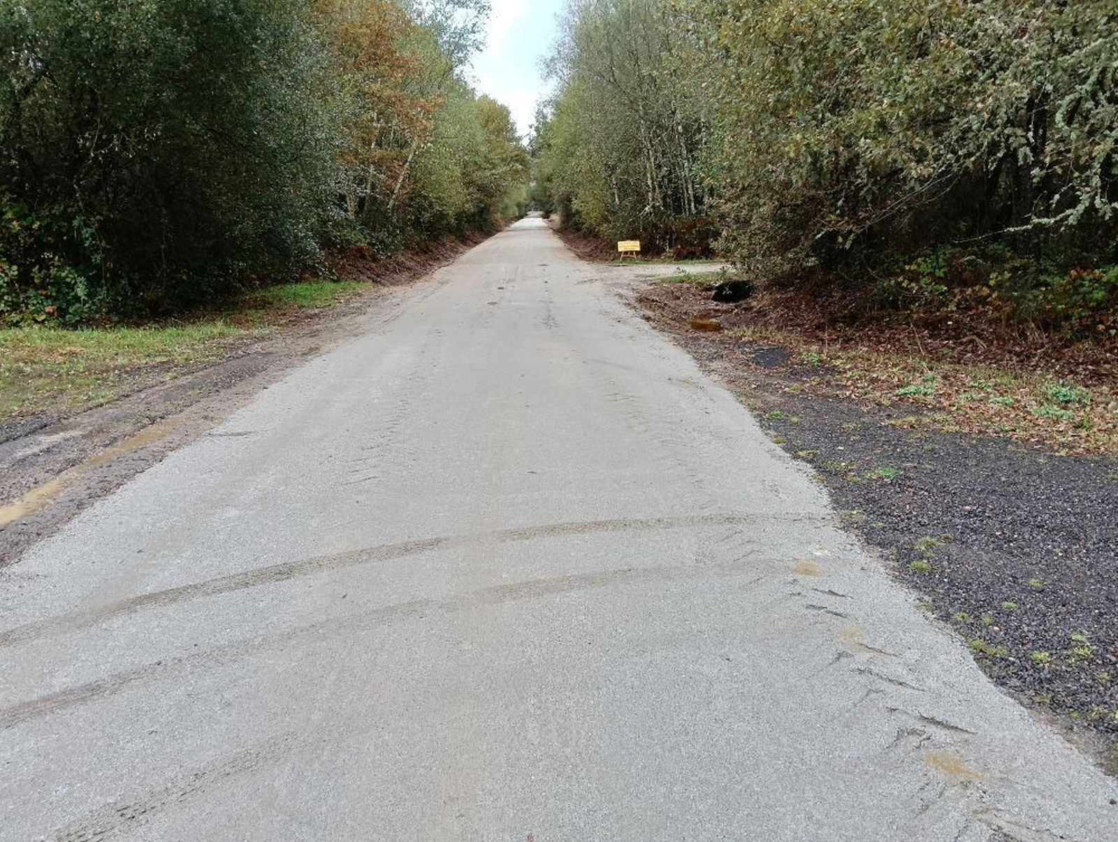 Uno de los viales acondicionados con estas actuaciones.