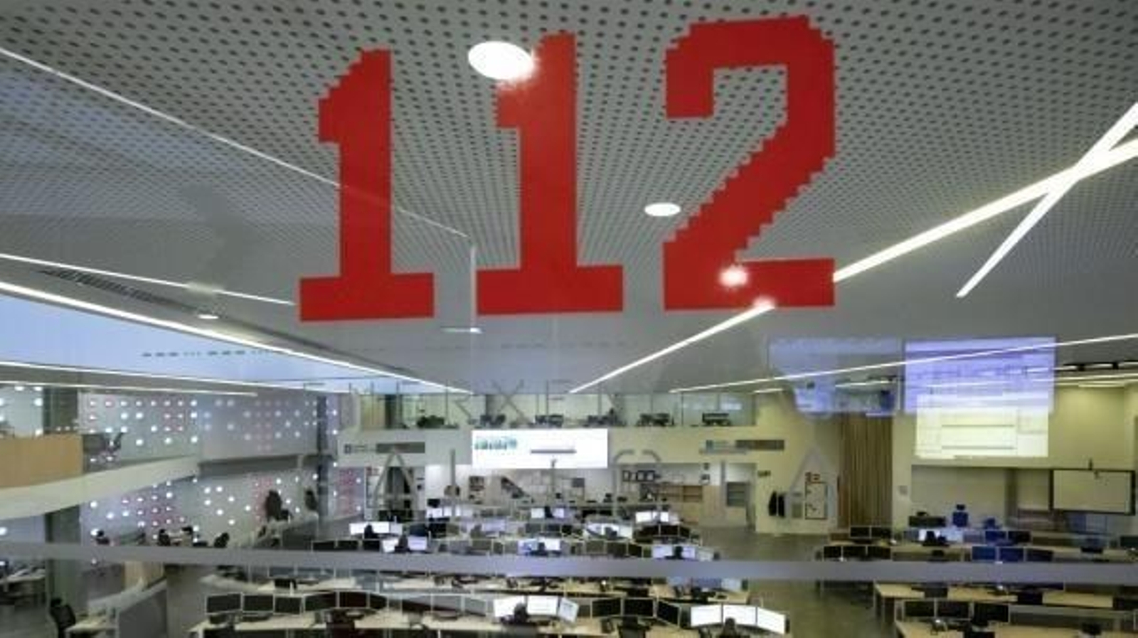 Sala de operaciones del 112 Galicia (Axega).