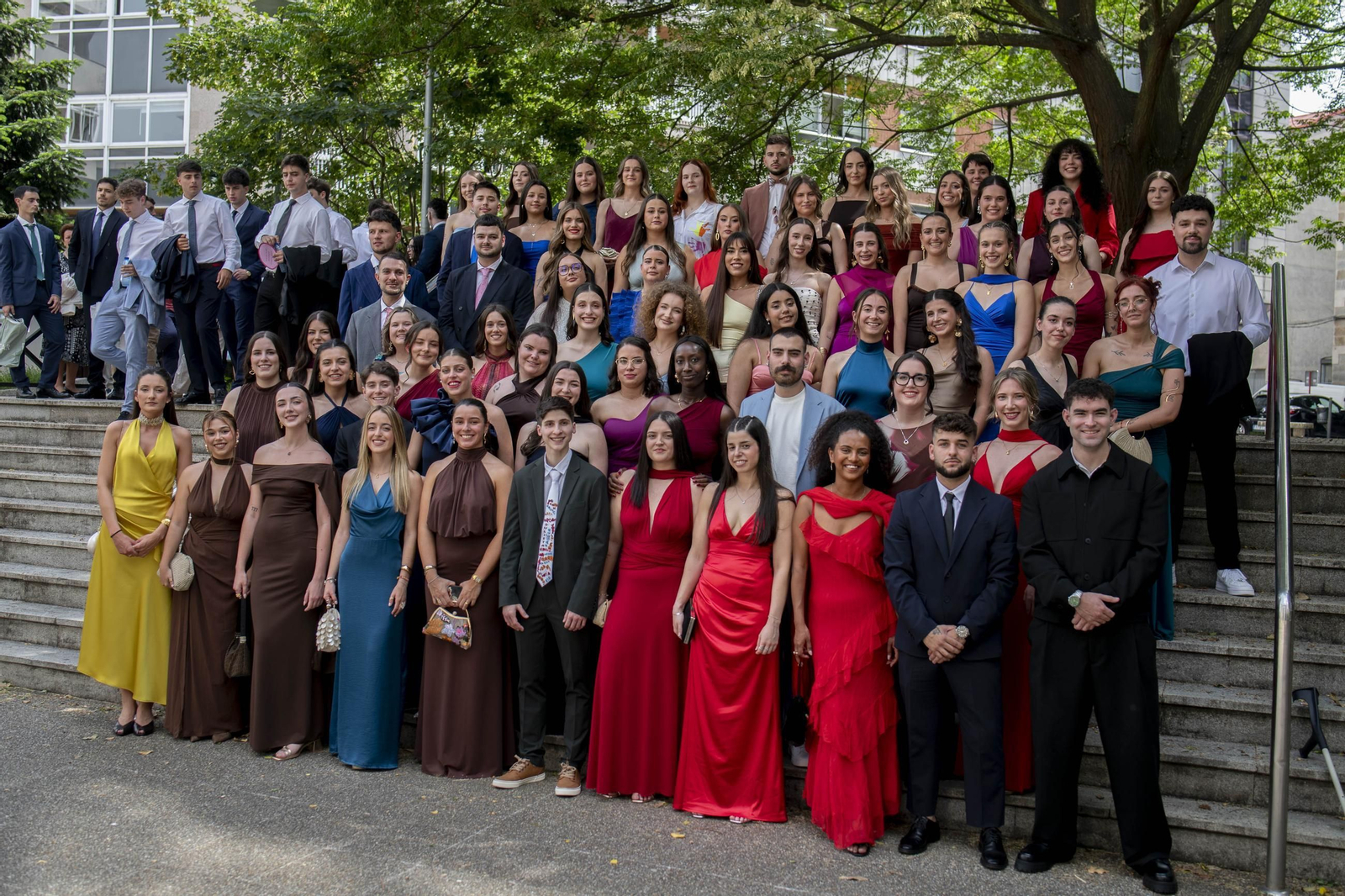 Alumnos de Educación del Campus de Ourense.
