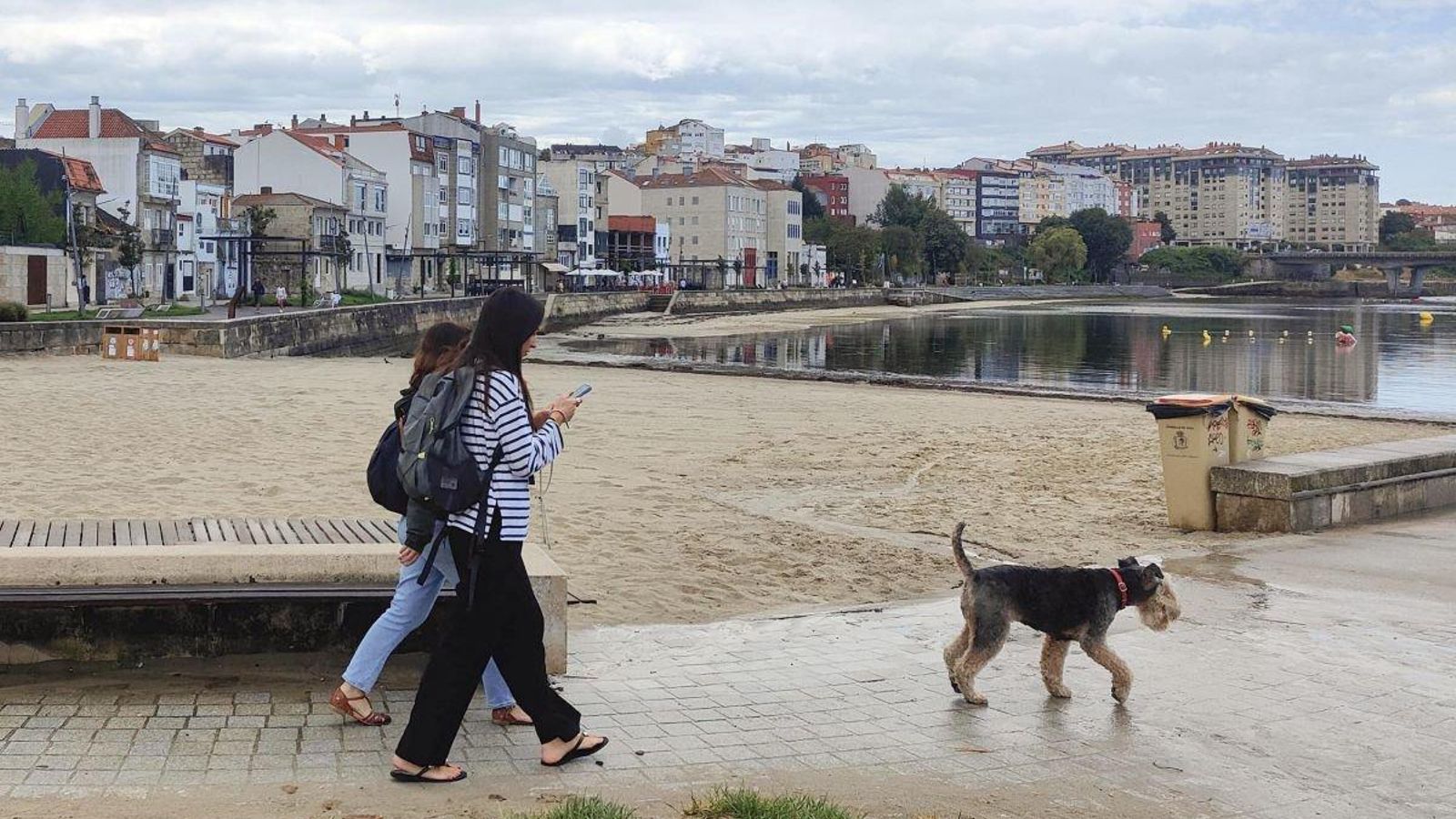 De paseo por Bouzas.