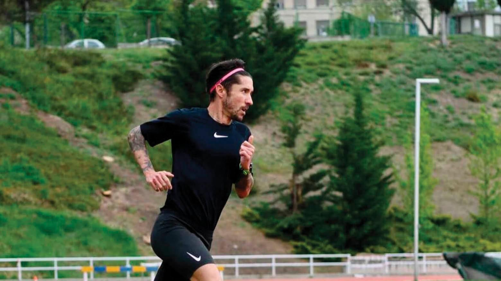 Gustavo Nieves, en un entrenamiento previo a los Juegos de Tokio.