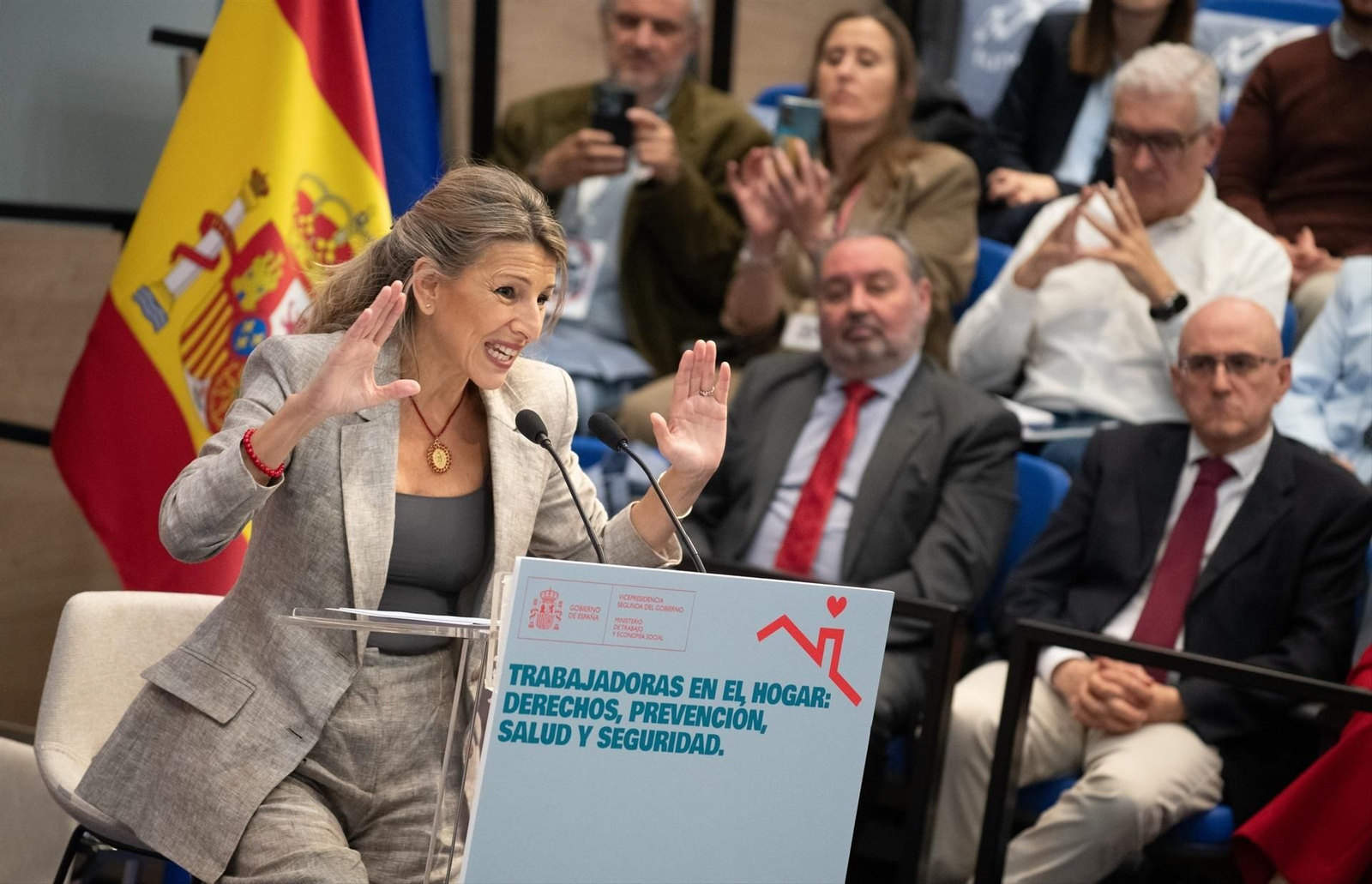 Yolanda Díaz, líder de Sumar y vicepresidenta del gobierno