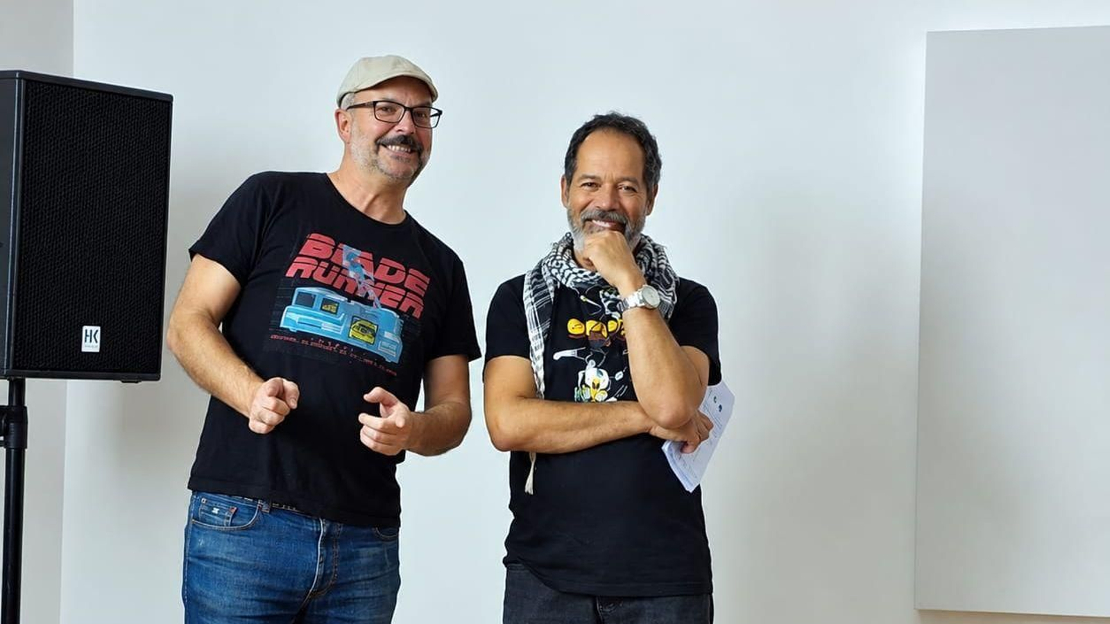 Juan de Castro e André de Oliveira, de Abella Producións, organizan Pontes.