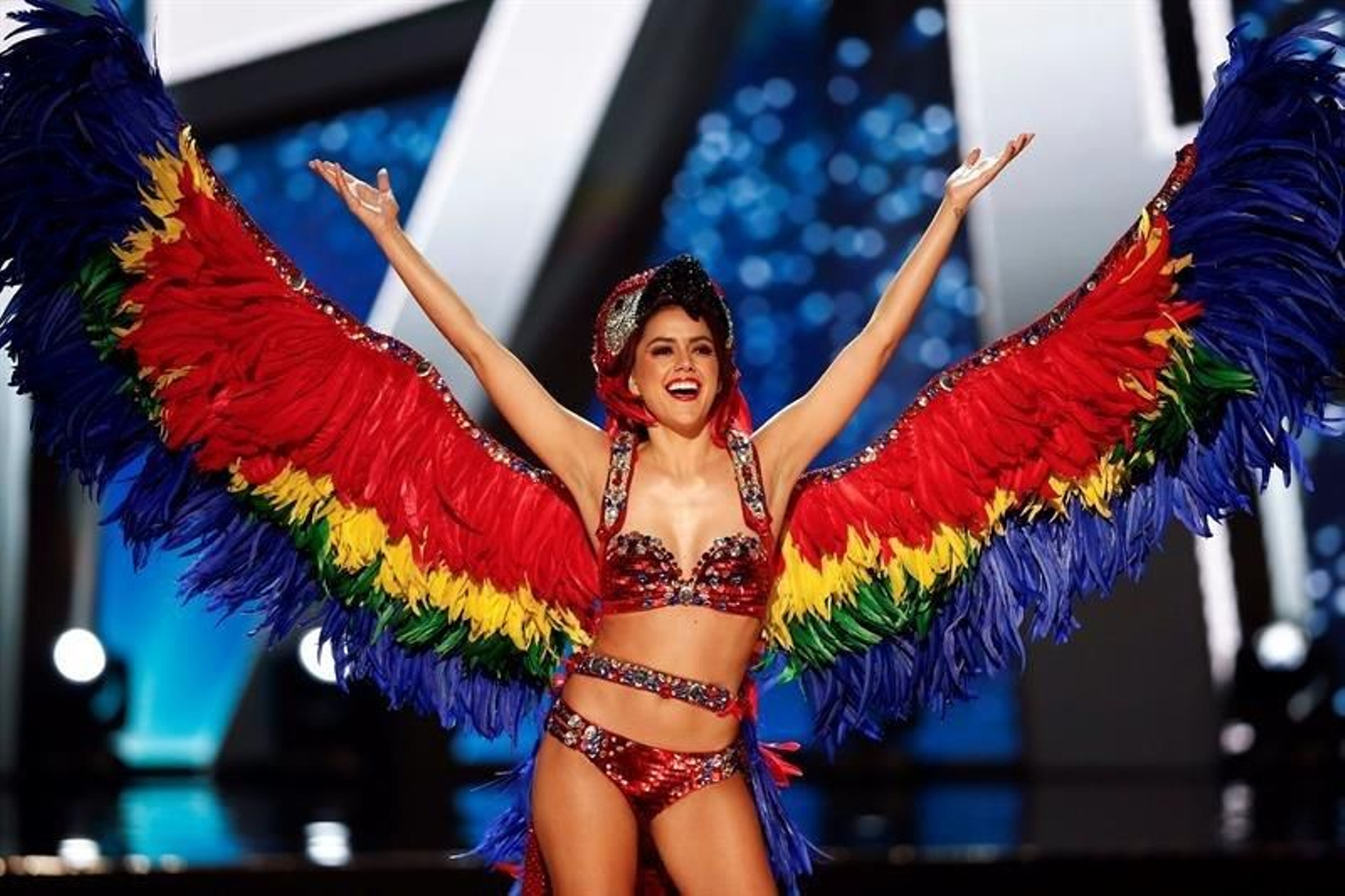 La candidata brasileña a Miss Universo, Rebecca Kathleen