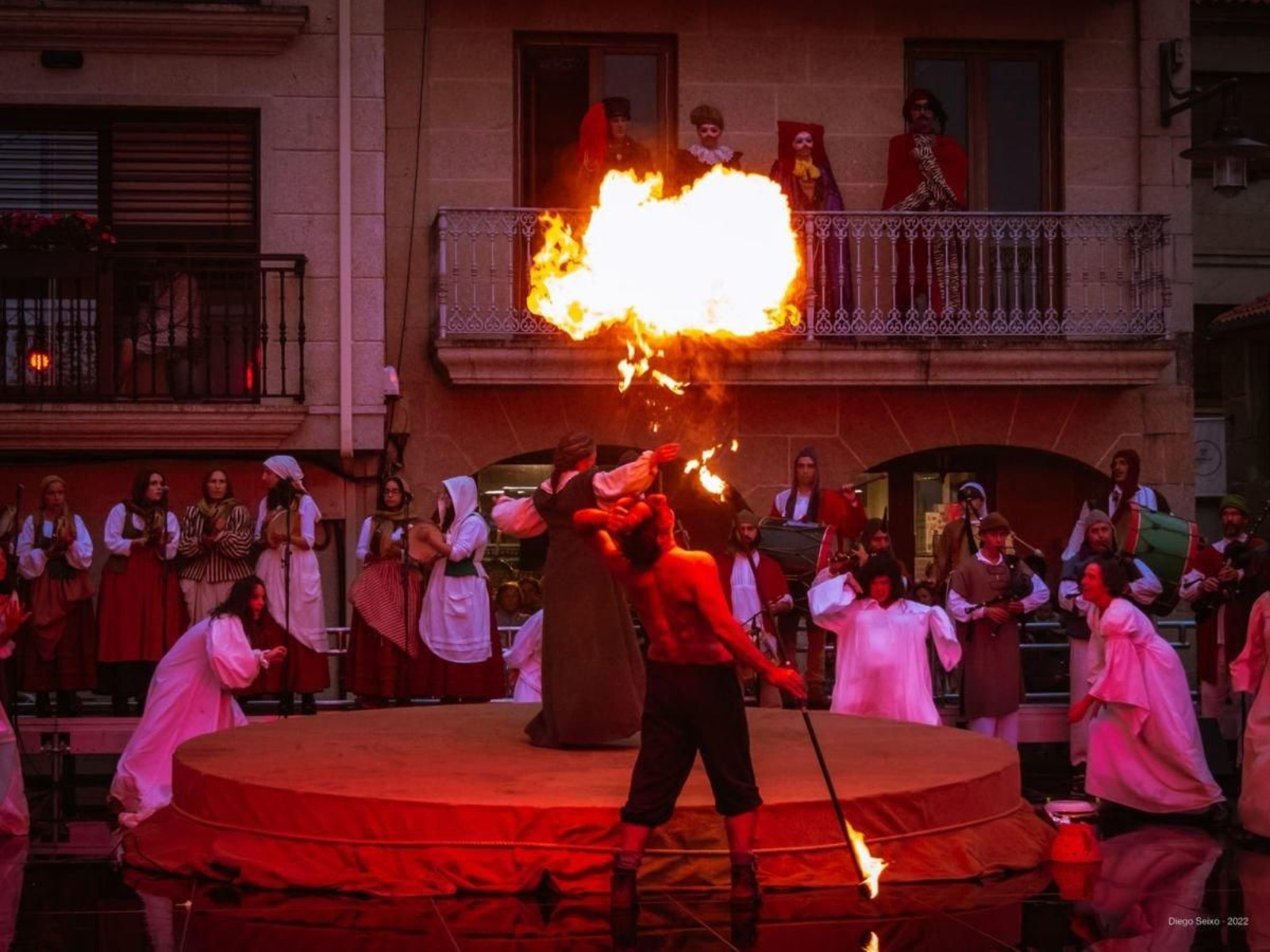 Uno de los akelarres que podrá verse durante la representación.
